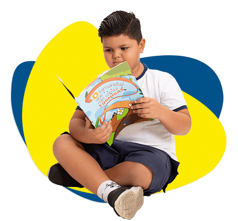 Selo do programa de educação bilíngue do Colégio Lourenço Filho.